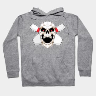 Skull Bowling Bowling pin Hoodie